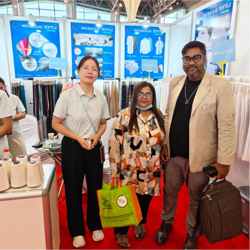 Weibaolai Textile Shines at 2026 Dhaka Fabric & Yarn Expo